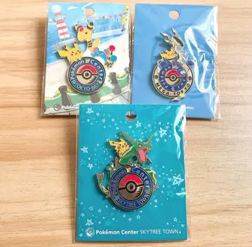 포켓몬 센터 로고 핀 배지 스카이트리 메가 도쿄 도쿄 베이