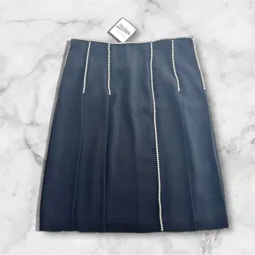 택 포함 새상품 장 폴 고티에 볼체인 플리츠 스커트 스터드