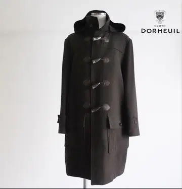 [ 컨디션 최상 ] DORMEUIL 울 더플 코트 50 브라운