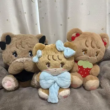 mikko characters 봉제 인형 라떼 3세트