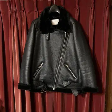 가죽 퍼 무스탕 라이더 자켓 ZARA WOMAN