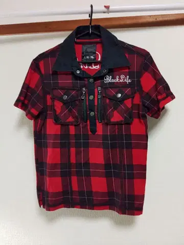 in the attic gimmick check poloshirt y2k