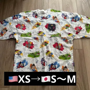 Disney world 디즈니월드 T셔츠 XS 해외 디즈니 한정