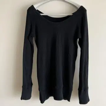 타마키니이메 tamaki niime 후카피타 긴팔 티셔츠 블랙