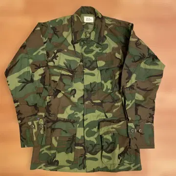 ERDL 정글 퍼티그 자켓 그린 리프 미군 빈티지
