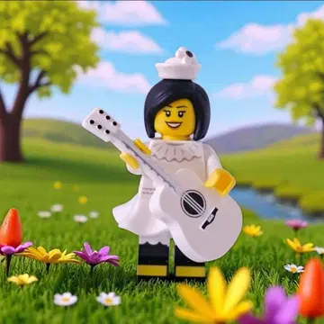 레고 미니 피규어 기타 걸