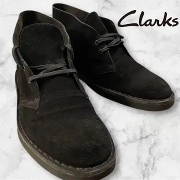 클락스 데저트 부츠 에보 블랙스 스웨이드 26.5