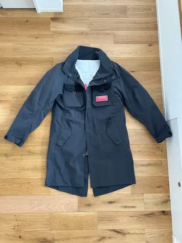 JORDAN 엔지니어드 그레이 롱 코트