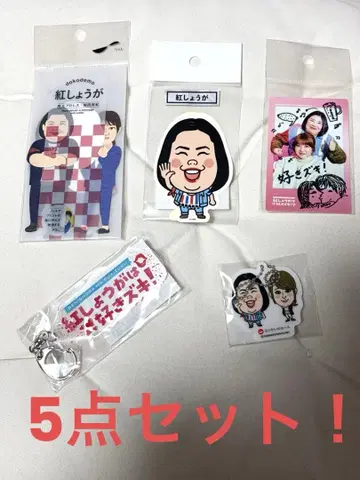 홍생강 구마모토 프로레슬링 이나다 미키 폴라로이드풍 스티커 아크릴 키링