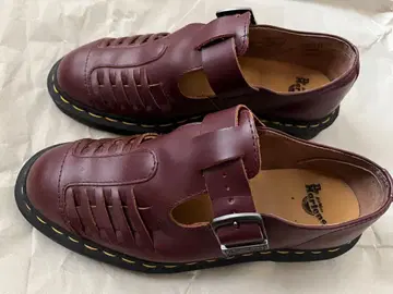 닥터마틴 mica 샌들 와인 레드 로퍼