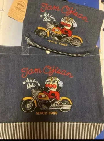 호빵맨 뮤지엄 한정판 잼 아저씨 파우치와 토트백