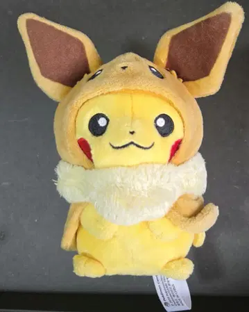 피카츄 이브이 판초 마스코트 키링