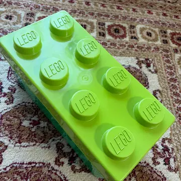 박스만 LEGO 수납 박스 밝은 그린