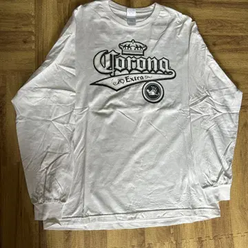 Corona 로고 프린트 긴팔 T셔츠 XL