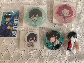 즉시 구매 블루 록 이토시 린 이토시 사에 캔뱃지 키링 피규어