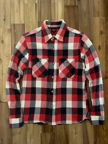 동양 엔터프라이즈 gold 버팔로 체크 플란넬 셔츠 S 사이즈