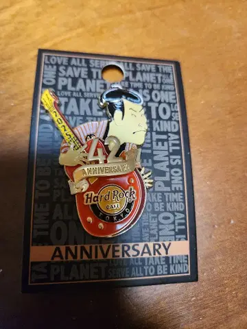 하드 록 카페 롯폰기점 42주년 기념 핀 [수량 한정] 우키요에 기념일