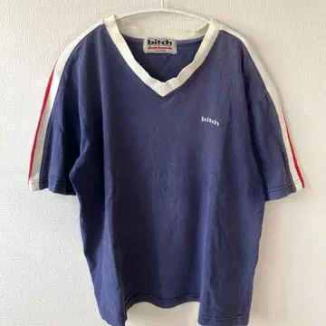 90's bitch 티셔츠 스케이터 빈티지 크롭