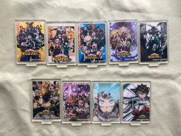 나의 히어로 아카데미아 포스터 컬렉션 캡슐 토이 9개 세트