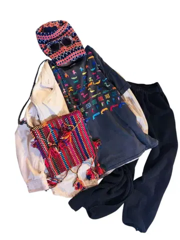 T셔츠 구제 의류 자수 과테말라 Tee