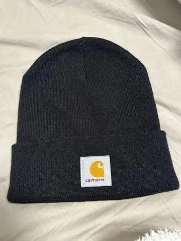 Carhartt 블랙 니트 모자