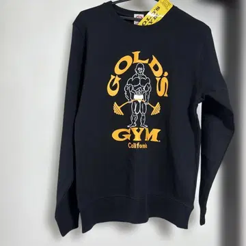 택 포함 새상품 GOLD'S GYM 블랙 맨투맨 M