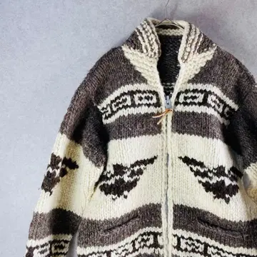 캐내디언 스웨터 코위찬 니트 썬더버드