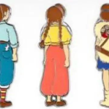 시타 스튜디오 지브리 핀즈 collection 히로인 뒷모습