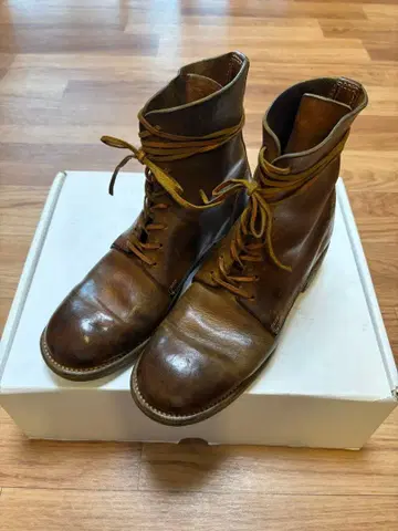 컨디션 최상! GUIDI 구이디 레이스업 부츠 38