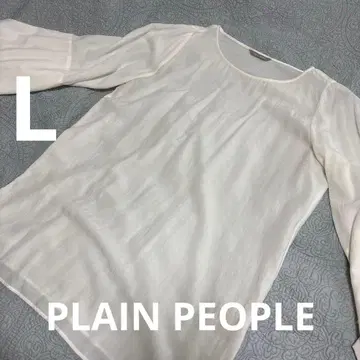 PLAIN PEOPLE 플레인피플 화이트 긴팔 셔츠