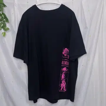 kry 블랙 T 셔츠 핑크 그래픽 장미