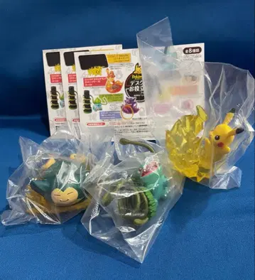 포켓몬 데스크탑 피규어 피카츄 이상해씨 잠만보