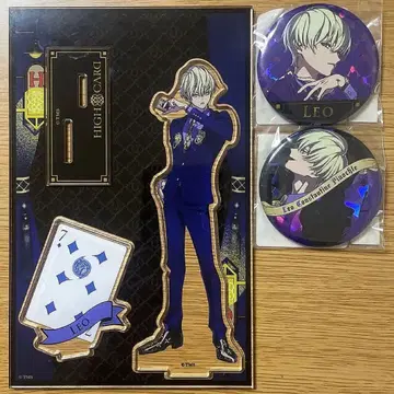 하이카드 HIGHCARD 레오 아크릴 스탠드와 캔뱃지 세트