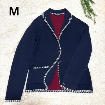 타미힐피거 여성용 테일러드 자켓 네이비 골드바