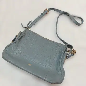 사자비 SAZABY 숄더백 가죽 숄더백 라이트 블루