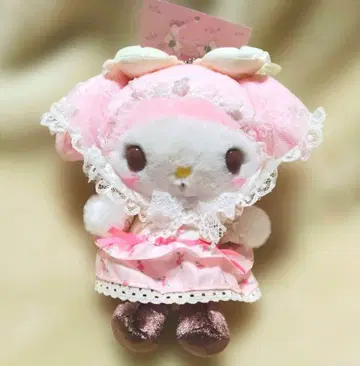 새상품 마이멜로디 마스코트 홀더 포레스트 레이스 모리걸 산리오