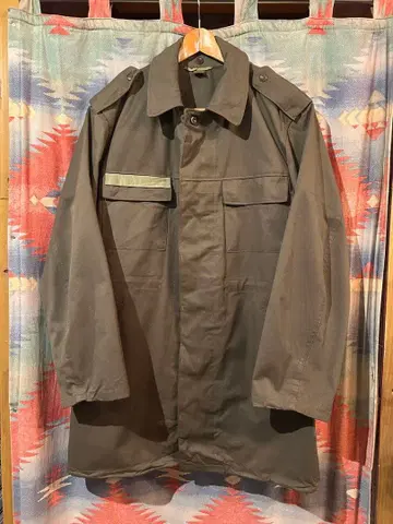 80s~90s 체코군 실물 M85 필드 밀리터리 코트 카키 L 사이즈