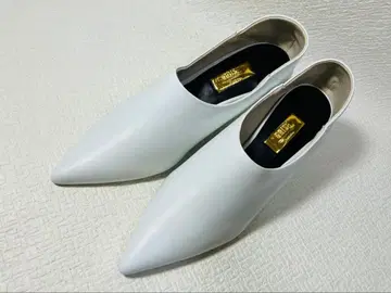 MH38 새상품 Le Talon GRISE 가죽 웨지 펌프스 25.0