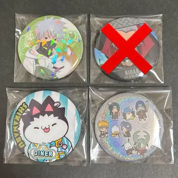 나루토 캔뱃지 묶음 판매 카카시 산리오 시카마루 아카츠키