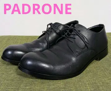 [ 파드로네 ] PADRONE 스트레이트 팁 가죽 일본제 블랙 42