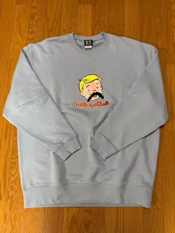 히게히게 구락부 HIGE HIGE CLUB 그레이 XL 맨투맨 HHC