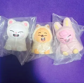 SKZOO 라이트 마스코트 3종 세트 지니렛 한쿼카 돼끼