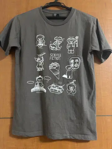 [새상품급] 곰돌이 지역 한정 티셔츠 S 사이즈 우타다 히카루