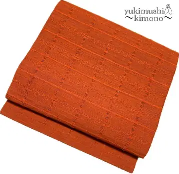 QQ2-54 나고야 오비 나고야 제작 홍차 347cm 팔로우 할인 OK