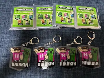 이온 마이크라 콜라보 아크릴 키링 히카킨 4개 세트