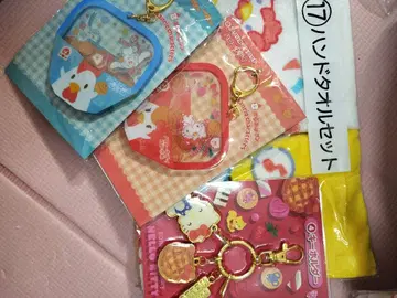 헬로키티 시나몬 아크릴 키링 세트 콜라보 로손