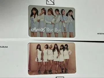 Apink 트레이딩 카드 올 멤버 Pink Season Bye Bye