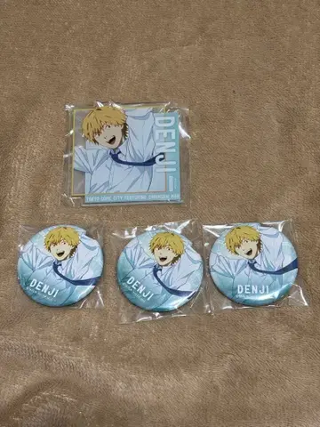 체인소 맨 도쿄 돔 시티 덴지 캔뱃지 아크릴 배지