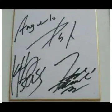 Angelo 초기 미니 사이즈 사인 색지 키리토 PIERROT