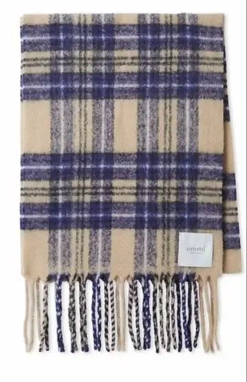 오늘 한정 가격 emmi 오리지널 체크 머플러